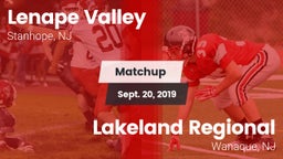 Matchup: Lenape Valley vs. Lakeland Regional  2019