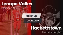 Matchup: Lenape Valley vs. Hackettstown  2020