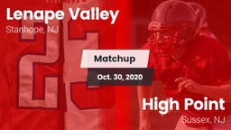 Matchup: Lenape Valley vs. High Point  2020