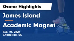 James Island  vs Academic Magnet  Game Highlights - Feb. 21, 2020