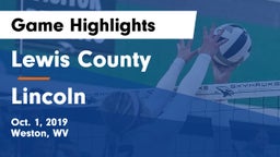 Lewis County  vs Lincoln Game Highlights - Oct. 1, 2019