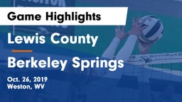 Lewis County  vs Berkeley Springs Game Highlights - Oct. 26, 2019