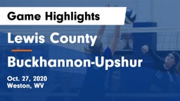 Lewis County  vs Buckhannon-Upshur  Game Highlights - Oct. 27, 2020