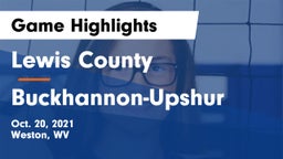 Lewis County  vs Buckhannon-Upshur  Game Highlights - Oct. 20, 2021