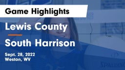 Lewis County  vs South Harrison  Game Highlights - Sept. 28, 2022