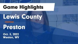 Lewis County  vs Preston  Game Highlights - Oct. 3, 2022