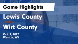 Lewis County  vs Wirt County  Game Highlights - Oct. 1, 2022
