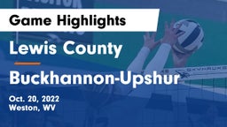 Lewis County  vs Buckhannon-Upshur  Game Highlights - Oct. 20, 2022