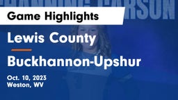Lewis County  vs Buckhannon-Upshur  Game Highlights - Oct. 10, 2023