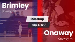 Matchup: Brimley vs. Onaway  2017