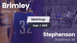 Matchup: Brimley vs. Stephenson  2018