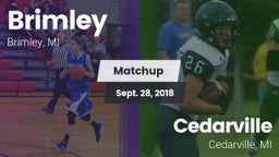 Matchup: Brimley vs. Cedarville  2018