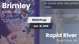 Matchup: Brimley vs. Rapid River  2018