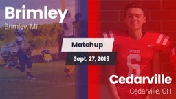 Matchup: Brimley vs. Cedarville  2019