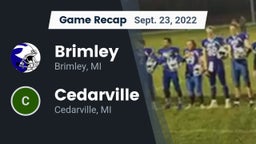 Recap: Brimley  vs. Cedarville  2022