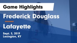 Frederick Douglass vs Lafayette  Game Highlights - Sept. 3, 2019