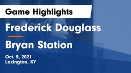 Frederick Douglass vs Bryan Station  Game Highlights - Oct. 5, 2021