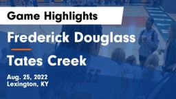 Frederick Douglass vs Tates Creek  Game Highlights - Aug. 25, 2022