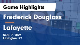 Frederick Douglass vs Lafayette  Game Highlights - Sept. 7, 2022