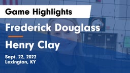 Frederick Douglass vs Henry Clay  Game Highlights - Sept. 22, 2022
