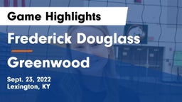 Frederick Douglass vs Greenwood  Game Highlights - Sept. 23, 2022