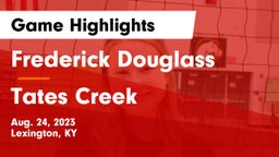 Frederick Douglass vs Tates Creek  Game Highlights - Aug. 24, 2023