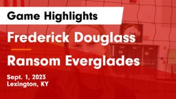 Frederick Douglass vs Ransom Everglades Game Highlights - Sept. 1, 2023