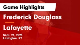 Frederick Douglass vs Lafayette  Game Highlights - Sept. 21, 2023