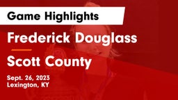 Frederick Douglass vs Scott County  Game Highlights - Sept. 26, 2023