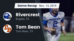 Recap: Rivercrest  vs. Tom Bean  2019