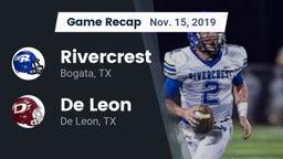 Recap: Rivercrest  vs. De Leon  2019