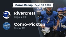 Recap: Rivercrest  vs. Como-Pickton  2020