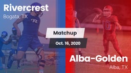 Matchup: Rivercrest vs. Alba-Golden  2020