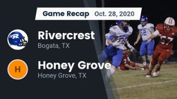 Recap: Rivercrest  vs. Honey Grove  2020