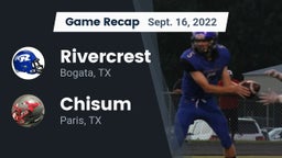 Recap: Rivercrest  vs. Chisum 2022