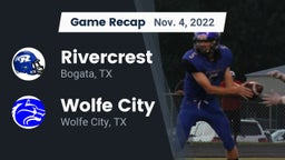 Recap: Rivercrest  vs. Wolfe City  2022