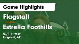 Flagstaff  vs Estrella Foothills  Game Highlights - Sept. 7, 2019