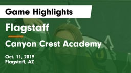 Flagstaff  vs Canyon Crest Academy  Game Highlights - Oct. 11, 2019