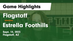 Flagstaff  vs Estrella Foothills  Game Highlights - Sept. 14, 2023