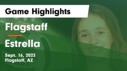 Flagstaff  vs Estrella Game Highlights - Sept. 16, 2023