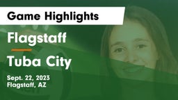 Flagstaff  vs Tuba City Game Highlights - Sept. 22, 2023