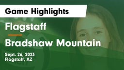 Flagstaff  vs Bradshaw Mountain  Game Highlights - Sept. 26, 2023