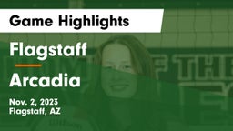 Flagstaff  vs Arcadia  Game Highlights - Nov. 2, 2023