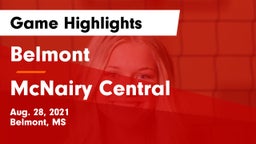 Belmont  vs McNairy Central Game Highlights - Aug. 28, 2021