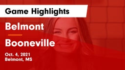 Belmont  vs Booneville  Game Highlights - Oct. 4, 2021