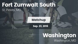 Matchup: Fort Zumwalt South vs. Washington  2016