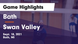 Bath  vs Swan Valley  Game Highlights - Sept. 18, 2021