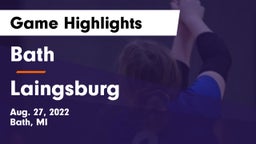 Bath  vs Laingsburg Game Highlights - Aug. 27, 2022