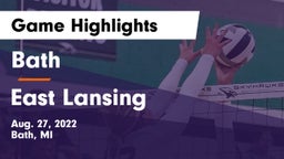 Bath  vs East Lansing  Game Highlights - Aug. 27, 2022
