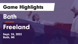 Bath  vs Freeland  Game Highlights - Sept. 24, 2022